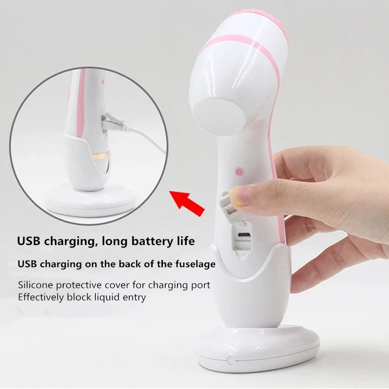 3-in-1 Facial Cleansing Brush Rotating Cleansing Brush Deep Cleansing Skin Horny Black Spots Makeup Remover Beauty Instrument
3-in-1 Facial Cleansing Brush Rotating Cleansing Brush Deep Cleansing Skin Horny Black Spots Makeup Remover Beauty Instrument