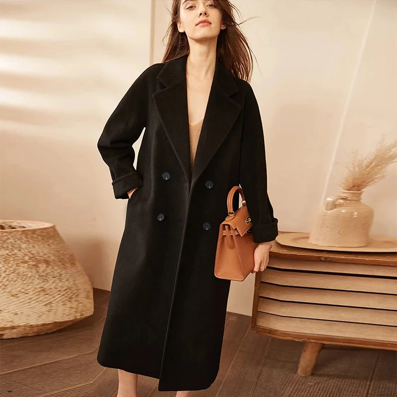 Loose wool autumn large size winter young coat women's medium and long 2021 foreign style Korean wool coat
Loose wool autumn large size winter young coat women's medium and long 2021 foreign style Korean wool coat