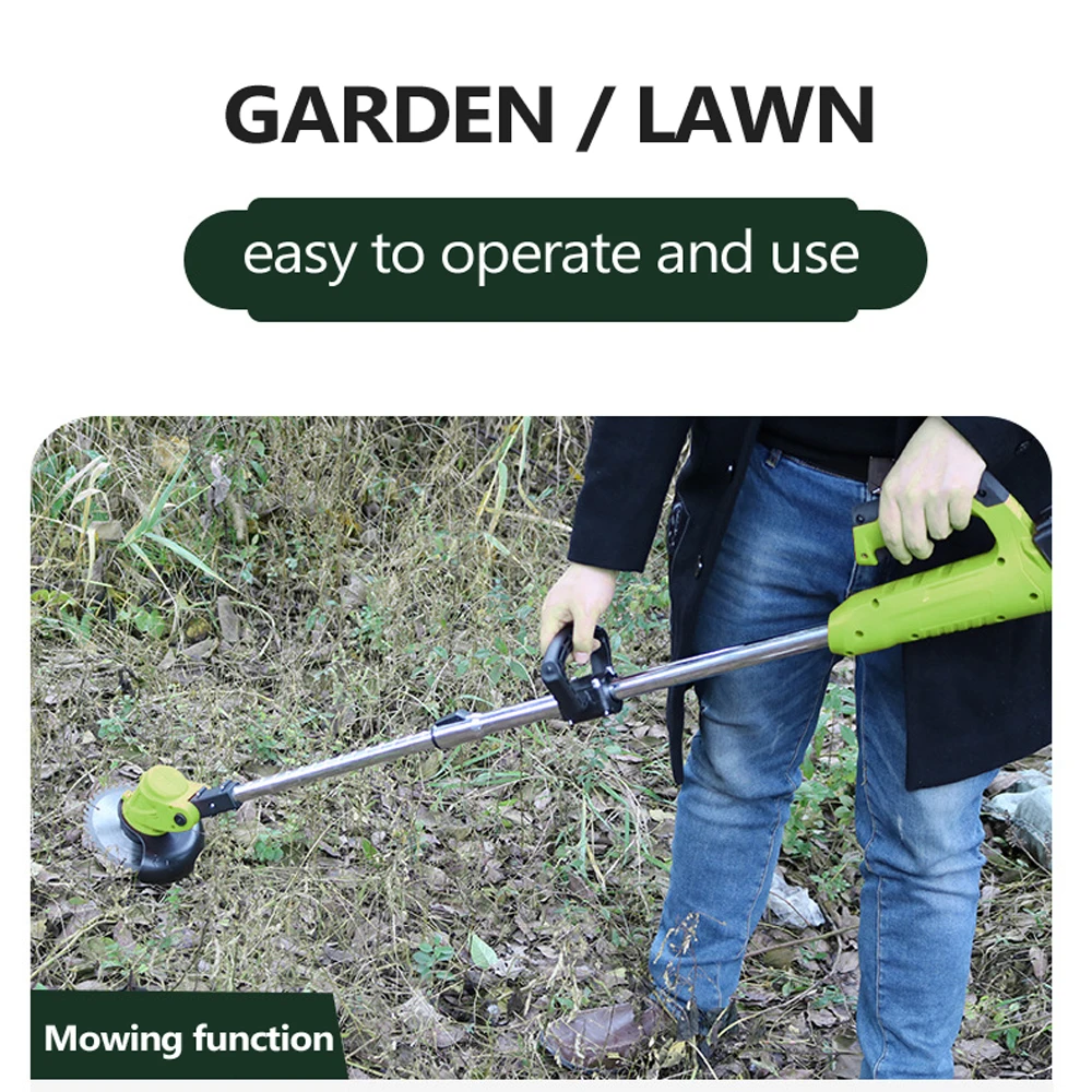 Portable Lawn Mower Electric Grass Cutter Handheld Agricultural Household Cordless Weeder Garden Pruning Tool Brush Cutter
Portable Lawn Mower Electric Grass Cutter Handheld Agricultural Household Cordless Weeder Garden Pruning Tool Brush Cutter