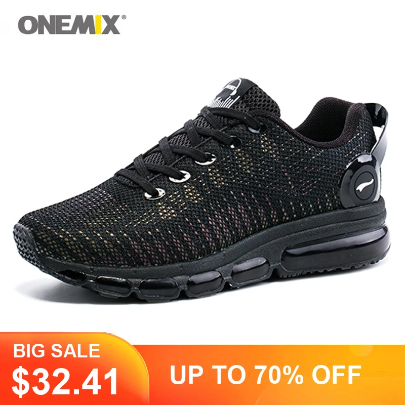 ONEMIX Hot Style Men Running Shoes Lightweight Colorful Reflective Vamp Black Sneaker Air Cushion Outdoor Athletic Comfortable
ONEMIX Hot Style Men Running Shoes Lightweight Colorful Reflective Vamp Black Sneaker Air Cushion Outdoor Athletic Comfortable