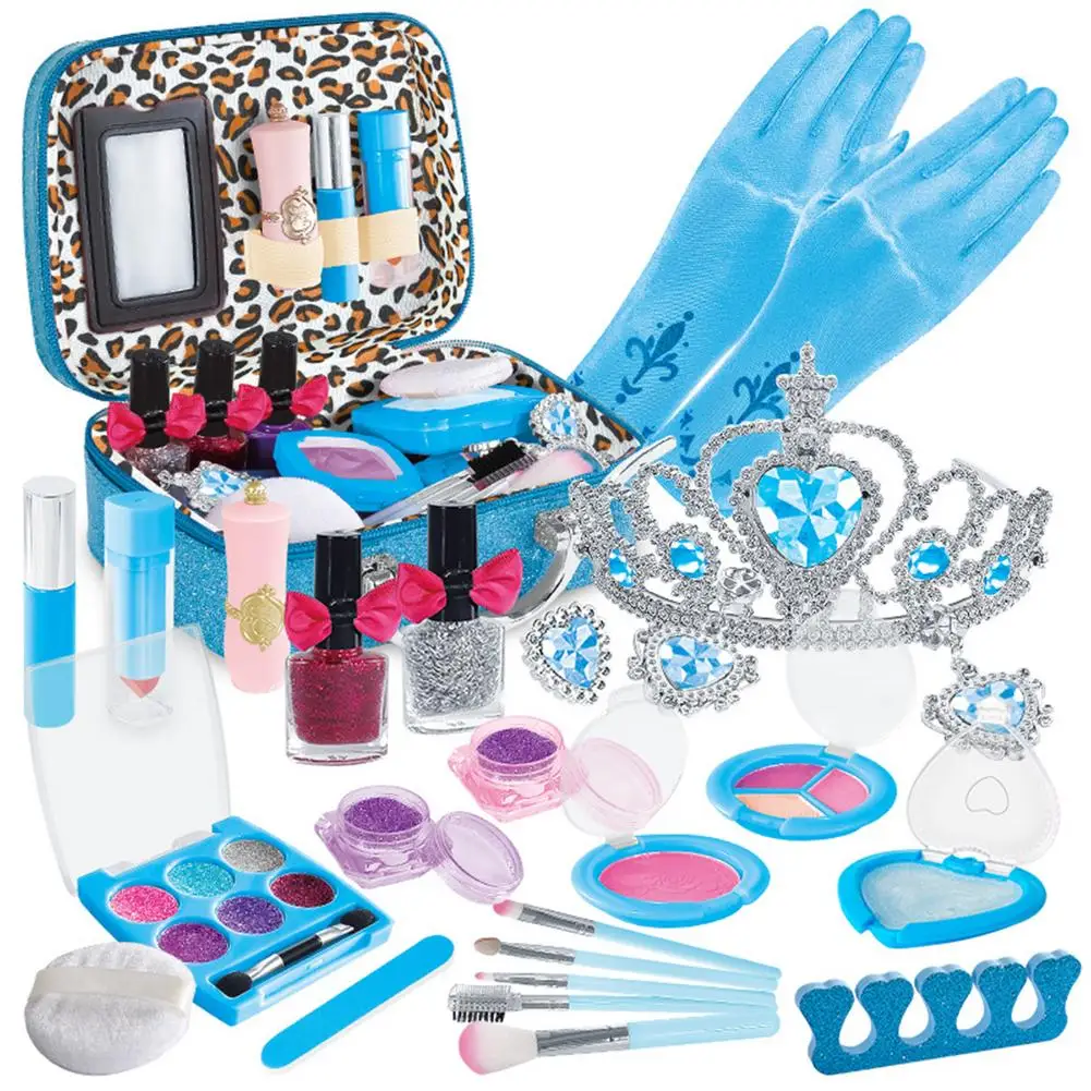 27pcs Girls Simulation Makeup Set Pretend Play Frozen Toys Set Princess Cosmetics Make Up Toy Christmas Birthday Gifts For Girls
27pcs Girls Simulation Makeup Set Pretend Play Frozen Toys Set Princess Cosmetics Make Up Toy Christmas Birthday Gifts For Girls
