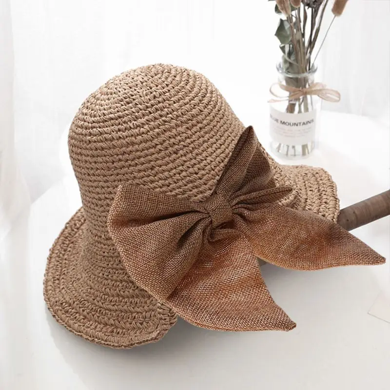Fashion Simple Women Summer Sun Hat Handmade Straw Beach Seaside Hats A2UA 
Fashion Simple Women Summer Sun Hat Handmade Straw Beach Seaside Hats A2UA