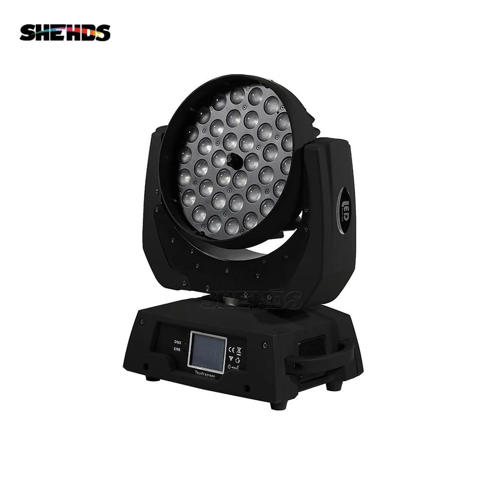 Светодиодный светильник для мытья головы SHEHDS 36x12 Вт RGBW 4N1 масштабируемый с