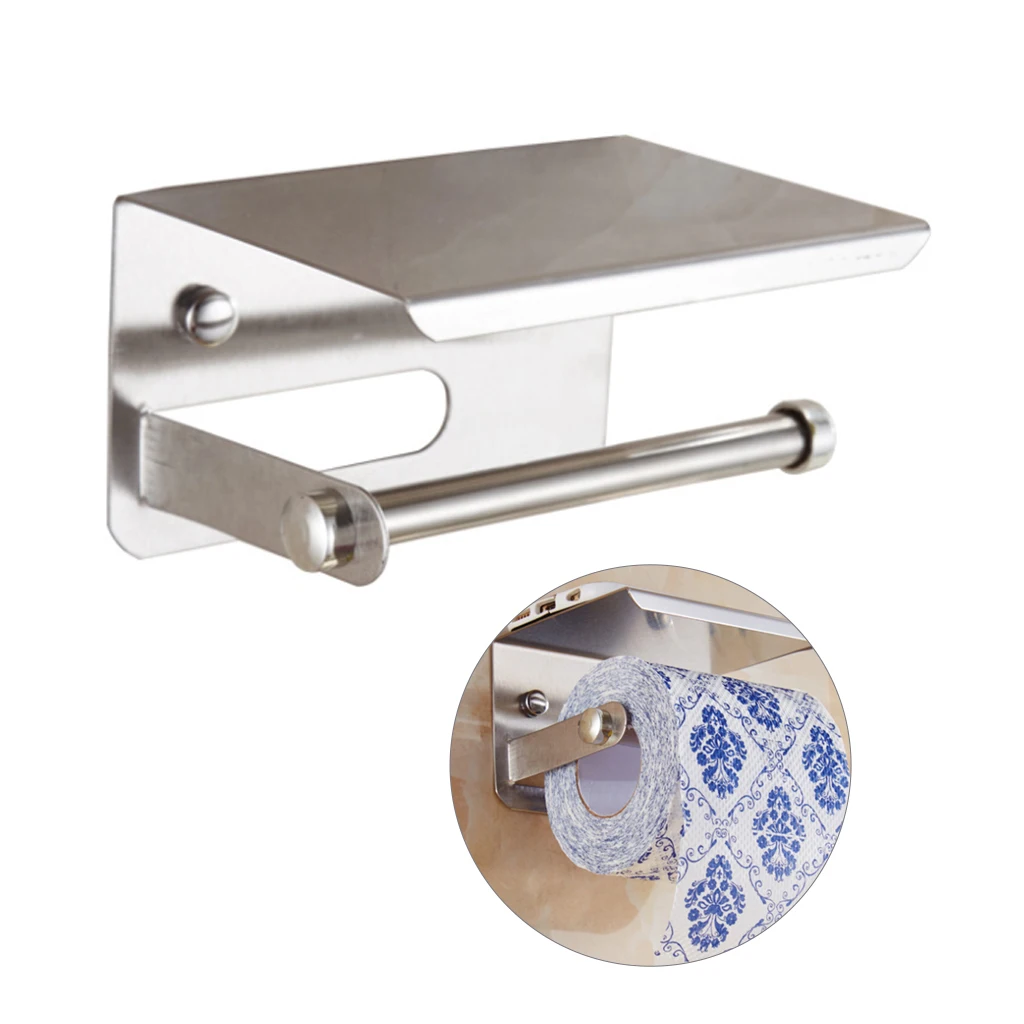 Polish Toilet Paper Holder Stainless Steel Tissue Holder Mobile Phone Bathroom Paper Roll Rack Wall Mount Bathroom Product
Polish Toilet Paper Holder Stainless Steel Tissue Holder Mobile Phone Bathroom Paper Roll Rack Wall Mount Bathroom Product