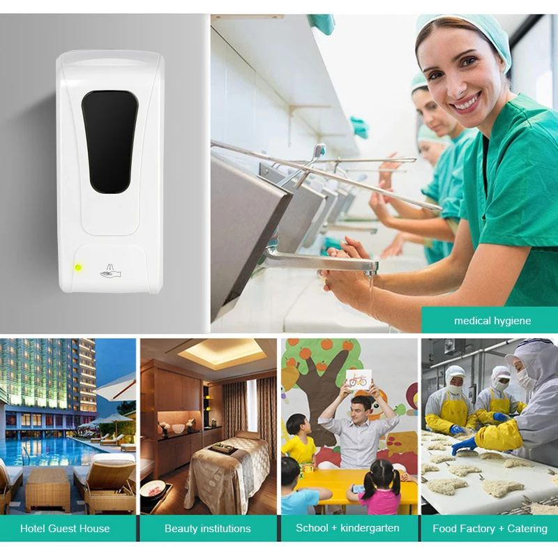 Newly Automatic Soap Dispenser Touchless Wall Mounted Motion Sensor Smart Sprayer for Restaurants Home Public 1000ml XSD
Newly Automatic Soap Dispenser Touchless Wall Mounted Motion Sensor Smart Sprayer for Restaurants Home Public 1000ml XSD