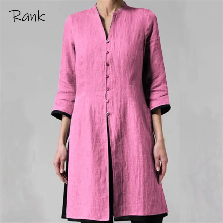 Womens Cotton Soft Solid Blouse Summer Autumn Loose Plus Size Shirt O-Neck Long Sleeve Female Tops Vintage Casual Button Tunic
Womens Cotton Soft Solid Blouse Summer Autumn Loose Plus Size Shirt O-Neck Long Sleeve Female Tops Vintage Casual Button Tunic