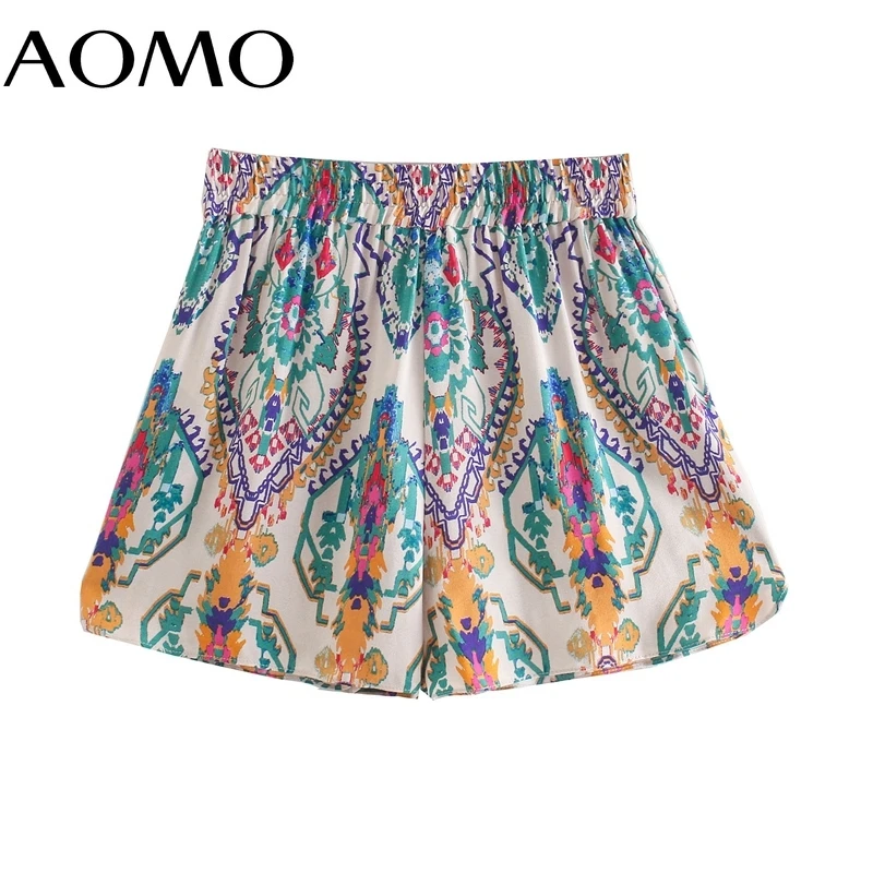AOMO Women Vintage Floral Shorts Streathy Waist Tassel Pockets Female Retro Casual Shorts Pantalones 5Z293A
AOMO Women Vintage Floral Shorts Streathy Waist Tassel Pockets Female Retro Casual Shorts Pantalones 5Z293A