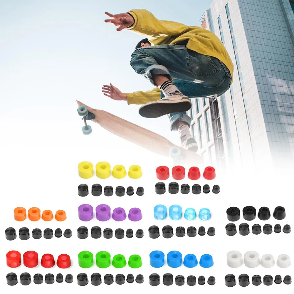 Skateboard Kit Bushing Washers Pivot Cups Shock Absorber Skateboard Bracket Bridge 92A Shock Absorber PU Bowl Mat
Skateboard Kit Bushing Washers Pivot Cups Shock Absorber Skateboard Bracket Bridge 92A Shock Absorber PU Bowl Mat
