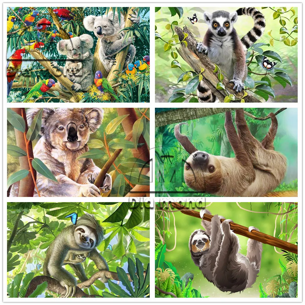 Cartoon Diy Diamond Painting Koala Full Drill Rhinestone Diamond Embroidery Sloth Animals Cross Stitch Kit Mosaic Art Home Decor
Cartoon Diy Diamond Painting Koala Full Drill Rhinestone Diamond Embroidery Sloth Animals Cross Stitch Kit Mosaic Art Home Decor