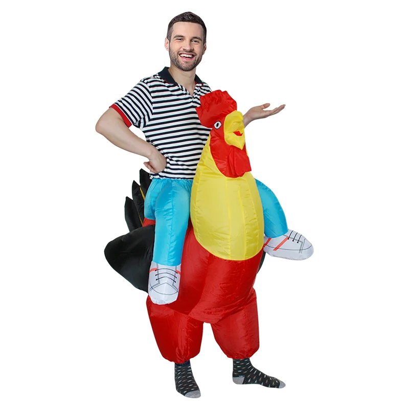 Purim Cosplay Inflatable Cock Costume Fancy Dress Rooster Costumes Hen Stag Night Outfit Halloween Costume for Adult
Purim Cosplay Inflatable Cock Costume Fancy Dress Rooster Costumes Hen Stag Night Outfit Halloween Costume for Adult