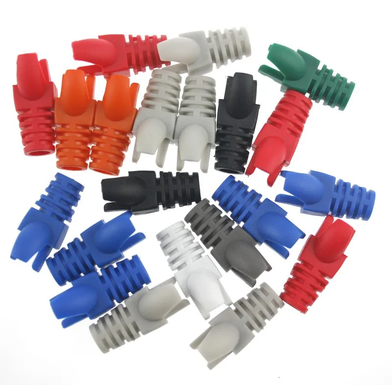 100Pcs RJ-45 Mixed Colors Adapter Cover Network Cable Plugs Protective Sleeve Wire Cable Insulated Protection DIY Fast Shipping
100Pcs RJ-45 Mixed Colors Adapter Cover Network Cable Plugs Protective Sleeve Wire Cable Insulated Protection DIY Fast Shipping
