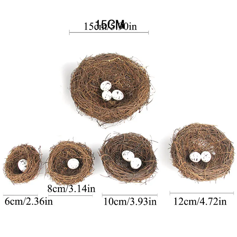 Nature 6/8/10/12/15 cm Vintage Decoration Prop Bird Nest Bird Cage Creative for Optical Store Window Display Photography Props
Nature 6/8/10/12/15 cm Vintage Decoration Prop Bird Nest Bird Cage Creative for Optical Store Window Display Photography Props
