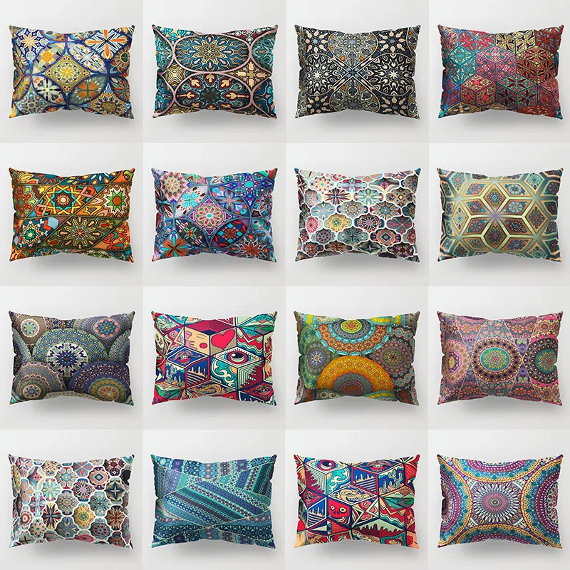 Bohemian Abstract Geometric Backrest Home Decoration Pillow Cover Soft Polyester Turkish Printing Rectangle Cushion Pillow Case
Bohemian Abstract Geometric Backrest Home Decoration Pillow Cover Soft Polyester Turkish Printing Rectangle Cushion Pillow Case