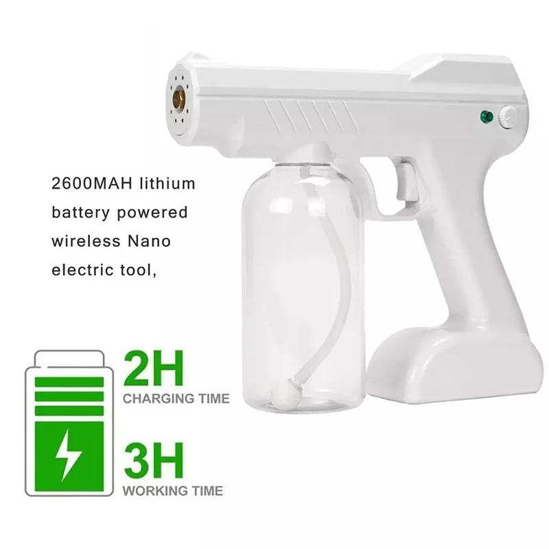 1Pcs Sanitizer Sprayer Disinfectant Machine Wireless Gun Disinfectant Sprayer 2m Spray Distance Disinfectant Sprayer Garden Tool
1Pcs Sanitizer Sprayer Disinfectant Machine Wireless Gun Disinfectant Sprayer 2m Spray Distance Disinfectant Sprayer Garden Tool
