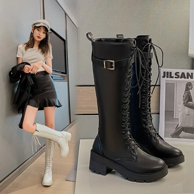 Strap Knee Front But Not Side Knight Boots Female Zipper New Female 2021 Lace Boots High Boots.
Strap Knee Front But Not Side Knight Boots Female Zipper New Female 2021 Lace Boots High Boots.