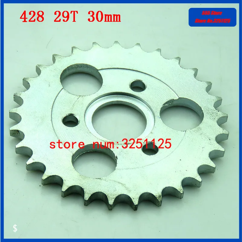 Free shipping 428 29T Monkey motorcycle Drive gear 29 Tooth 30mm /122mm Rear Chain Sprocket for Cross-country motorcycle
Free shipping 428 29T Monkey motorcycle Drive gear 29 Tooth 30mm /122mm Rear Chain Sprocket for Cross-country motorcycle