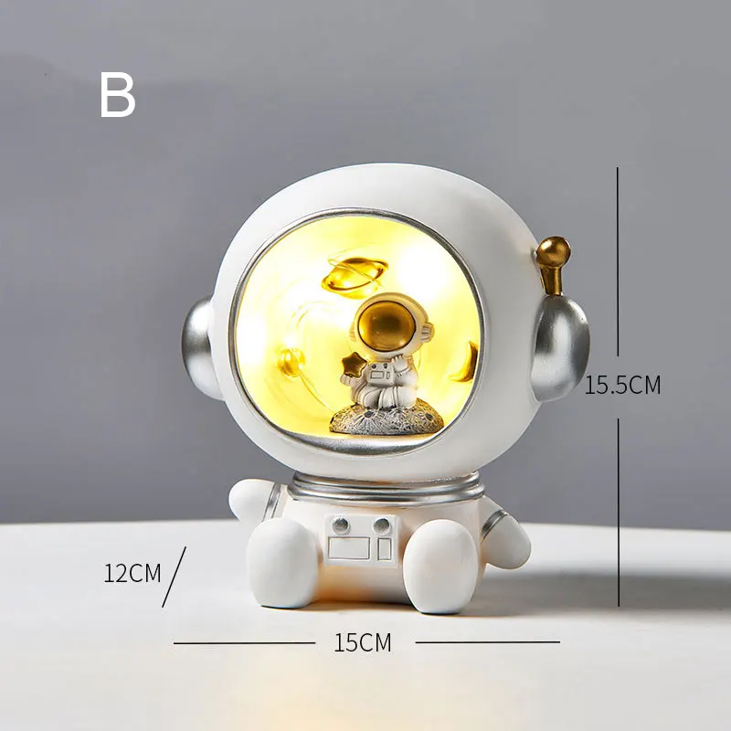 Astronaut Night Light Decoration Figurine with Piggy Bank Function Space Themed Resin Ornment for Kids Home Office DRSA8
Astronaut Night Light Decoration Figurine with Piggy Bank Function Space Themed Resin Ornment for Kids Home Office DRSA8