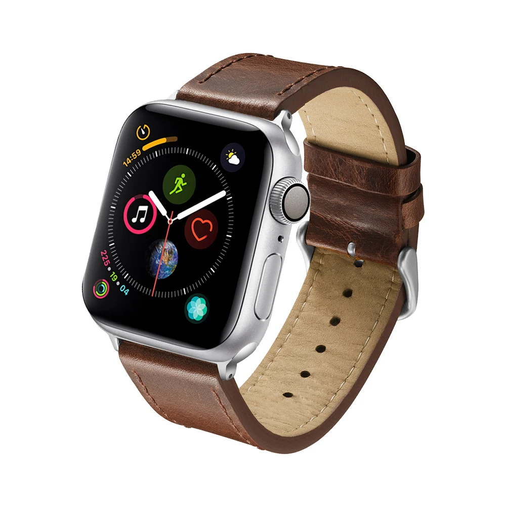 Superior Genuine Leather Watch Band for Apple Watch 42mm 44mm Fashion Men WatchStrap Band for IWatch 5 4/3/2/1 Strap 38 40mm
Superior Genuine Leather Watch Band for Apple Watch 42mm 44mm Fashion Men WatchStrap Band for IWatch 5 4/3/2/1 Strap 38 40mm