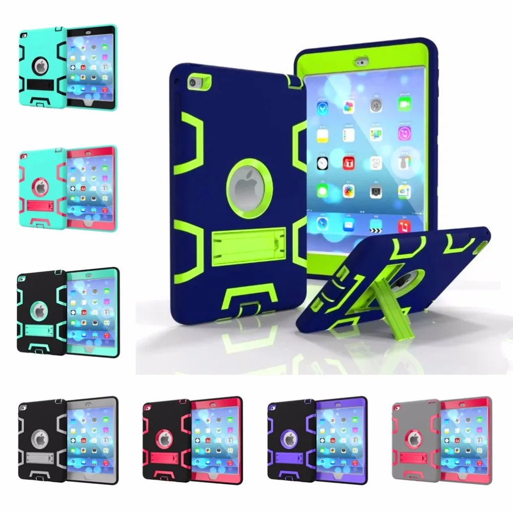 Защитный чехол для iPad mini 4 5 Retina Kids прочный силиконовый Жесткий mini4 mini5 A1538 A2133