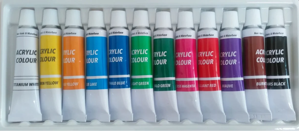 Red Apple Acrylic Paint 12ml 12 Colors Tubes Set Rich Pigment Water Based Non-Toxic Canvas Wood Stone glass
Red Apple Acrylic Paint 12ml 12 Colors Tubes Set Rich Pigment Water Based Non-Toxic Canvas Wood Stone glass
