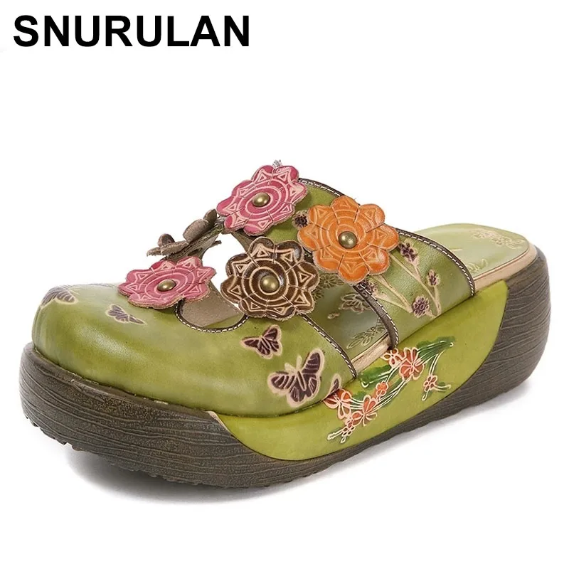 SNURULAN 2021Ladies slippers new national wind hand-rubbing Baotou light beach thick-soled slippers
SNURULAN 2021Ladies slippers new national wind hand-rubbing Baotou light beach thick-soled slippers