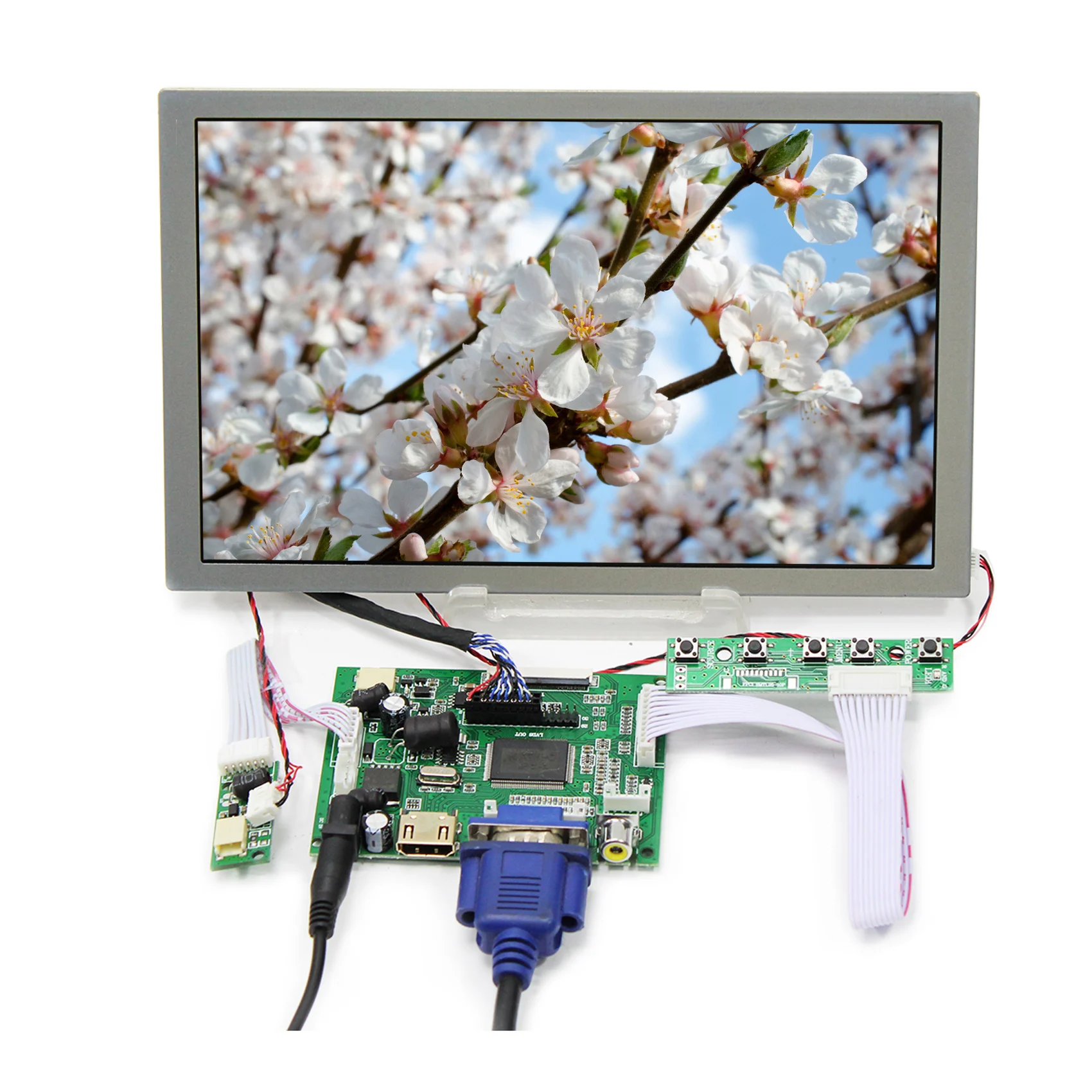 9inch AA090ME01 800X480 IPS LCD Screen 9" Brightness 400nits with HD-MI VGA 2AV LCD Controller Board
9inch AA090ME01 800X480 IPS LCD Screen 9" Brightness 400nits with HD-MI VGA 2AV LCD Controller Board