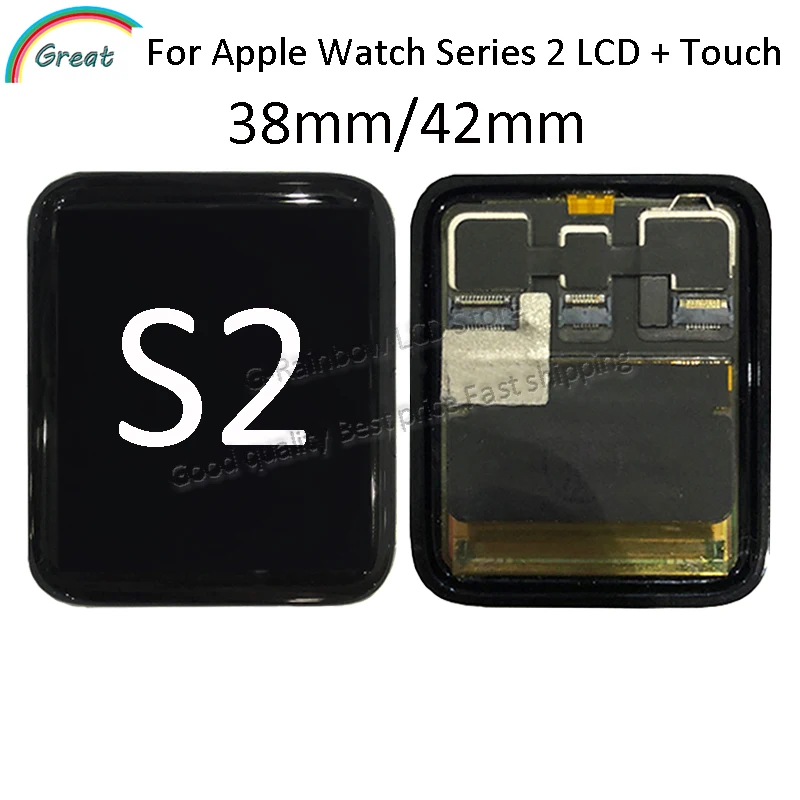 Для Apple Watch Series 2 ЖК дисплей A1758 Сенсорная панель экран дигитайзер для Series2 S2 38 мм/42