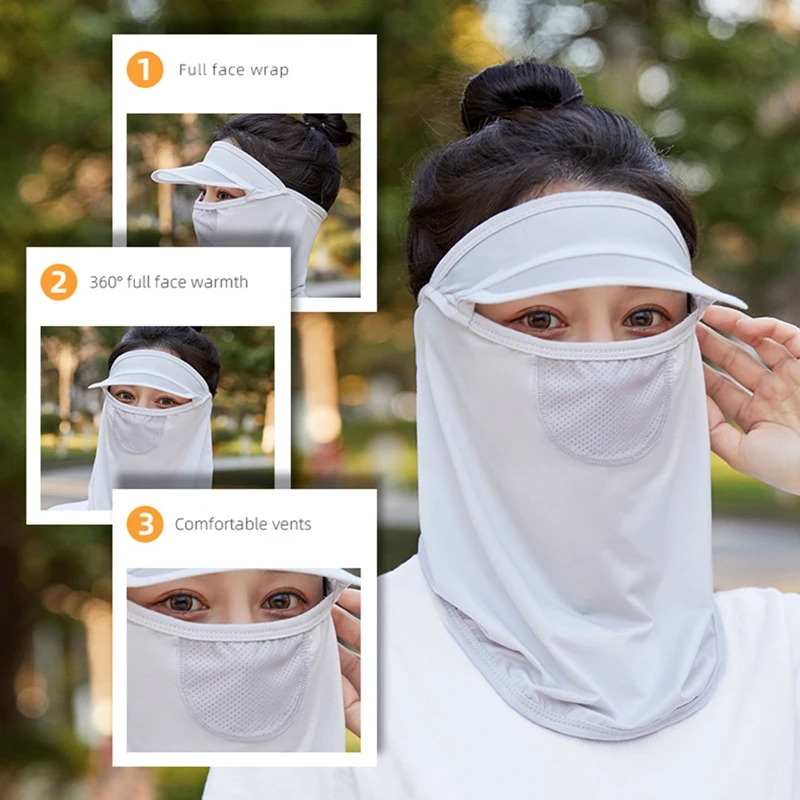 Summer Sunscreen Face Mask Female Ice Silk Sun Visor Mask -5 Colors/free Size Outdoor Riding Single Product Protective Equipment
Summer Sunscreen Face Mask Female Ice Silk Sun Visor Mask -5 Colors/free Size Outdoor Riding Single Product Protective Equipment