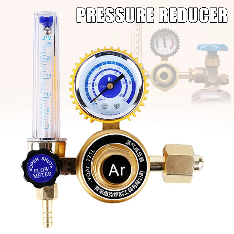 Argon CO2 Pressures Reducer Flowmeter Shock Absorption Welding Gauge Argon Regulator JDH99
Argon CO2 Pressures Reducer Flowmeter Shock Absorption Welding Gauge Argon Regulator JDH99