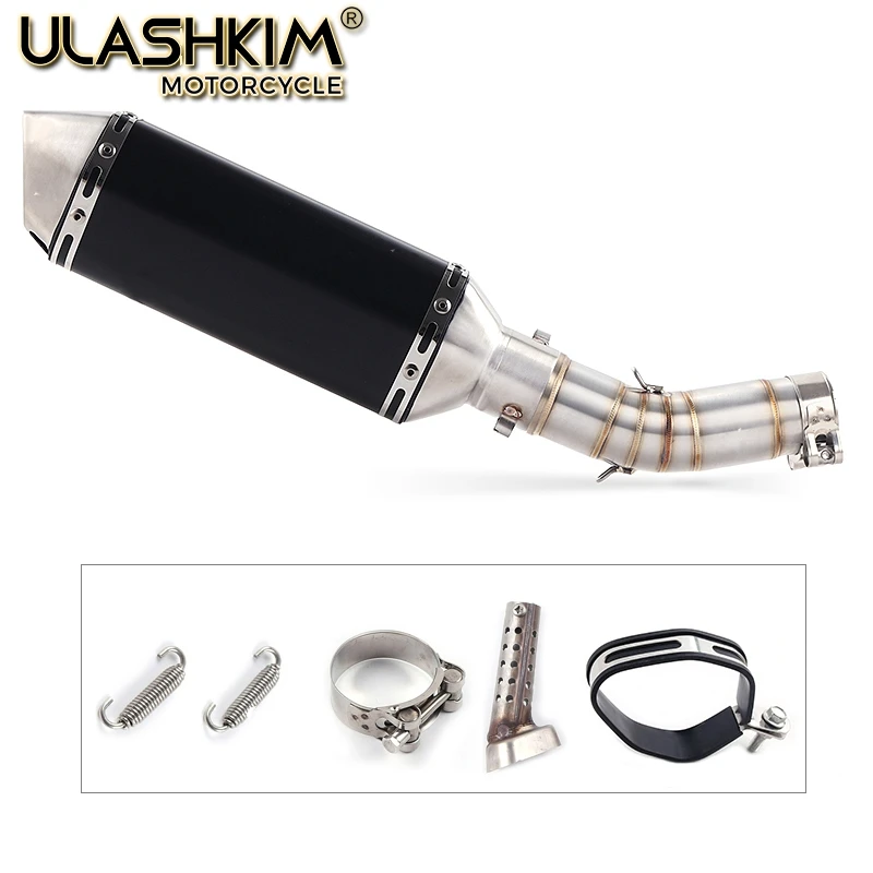 Motorcycle Full Exhaust System Muffler Escape Slip On For suzuki GSX250R GSX 250R GSX250 GW250 Link Middle Pipe with DB-KILLER Q
Motorcycle Full Exhaust System Muffler Escape Slip On For suzuki GSX250R GSX 250R GSX250 GW250 Link Middle Pipe with DB-KILLER Q