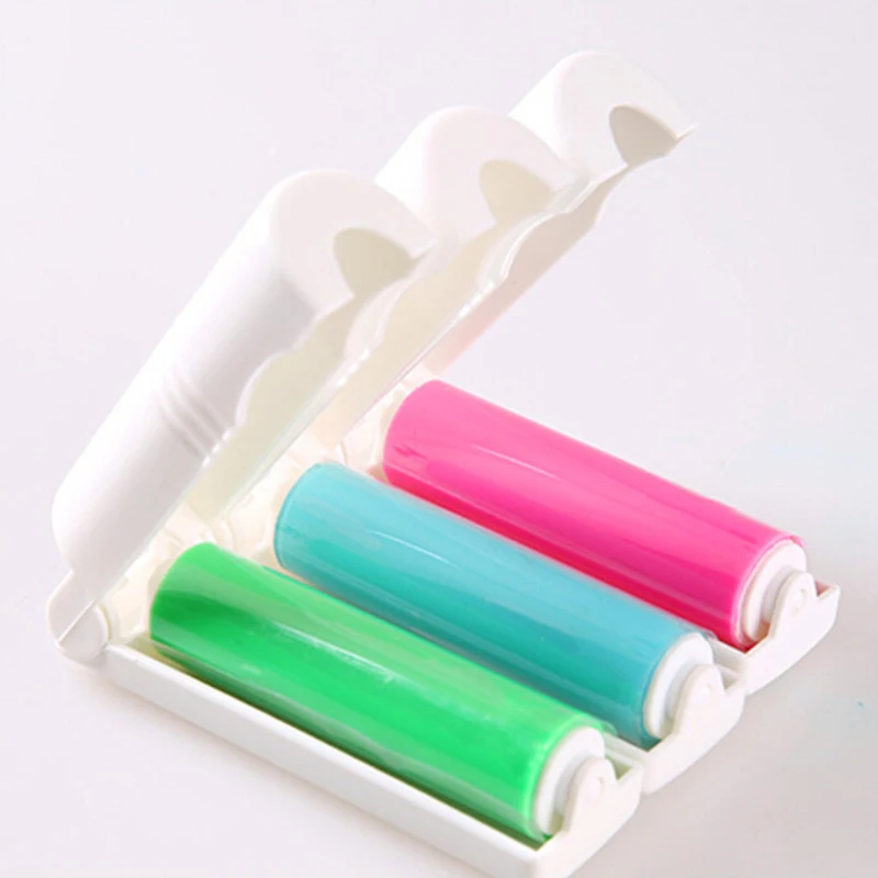 Многоразовый моющийся ворсовый ролик для пылесоса приклеивающийся одежды