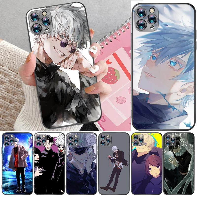 Jujutsu Kaisen Fushiguro Megumi Sukuna Yuji Itadori Satoru Gojo Phone Case For iPhone XR XS Max Coque Funda Cases Carcasa 
Jujutsu Kaisen Fushiguro Megumi Sukuna Yuji Itadori Satoru Gojo Phone Case For iPhone XR XS Max Coque Funda Cases Carcasa