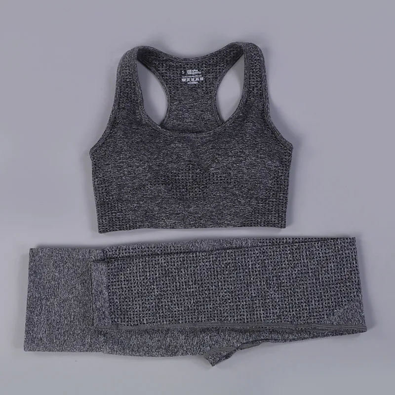 Women Sportswear Seamless Yoga Wear Suit Gym Fitness Wear High Waist Hip Bottoming Leggings Push-Ups High Stretch Sports Bra Set
Women Sportswear Seamless Yoga Wear Suit Gym Fitness Wear High Waist Hip Bottoming Leggings Push-Ups High Stretch Sports Bra Set