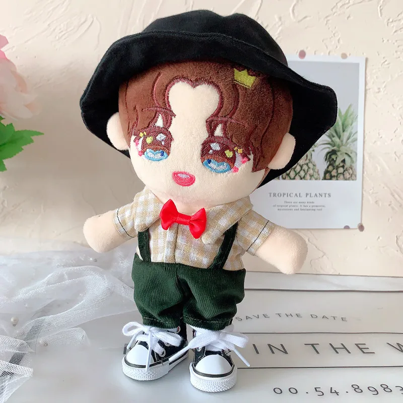 Spot Lad Jumpsuit Gentleman Dress 20 Cm and 15cm Muppet Idol Plush Doll Dress Up Clothing
Spot Lad Jumpsuit Gentleman Dress 20 Cm and 15cm Muppet Idol Plush Doll Dress Up Clothing