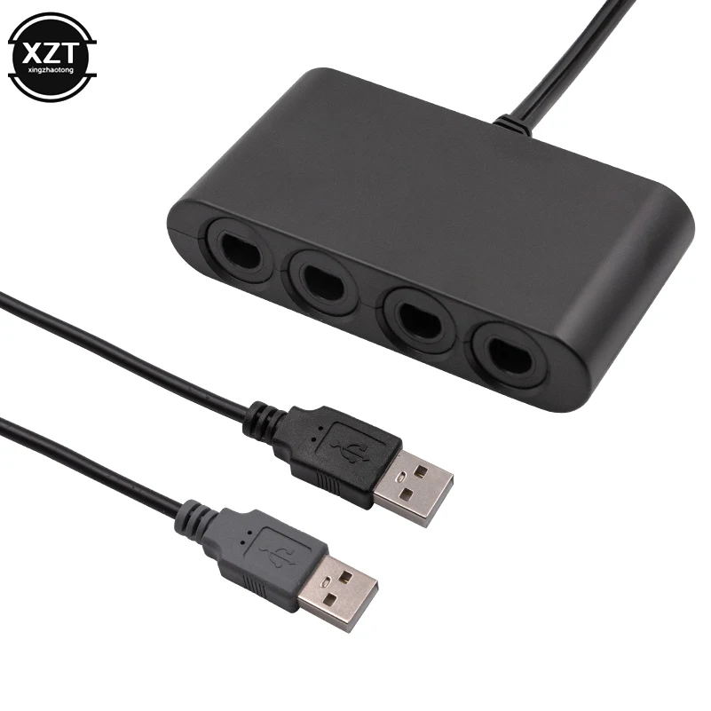 2 в 1 для геймпада контроллер USB адаптер 4 порта конвертер Wii U PC Nintendo Switch NS с