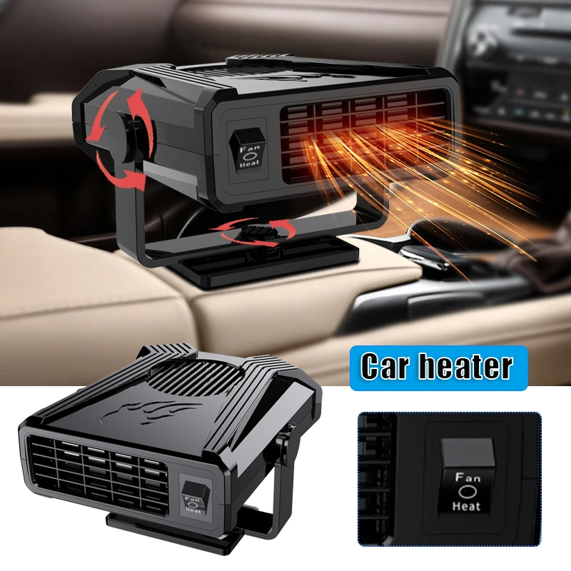 New 12V/24V Portable Car Heater Rotatable Heating Cooling Fan Multifunctional Defroster Easy Operation
New 12V/24V Portable Car Heater Rotatable Heating Cooling Fan Multifunctional Defroster Easy Operation