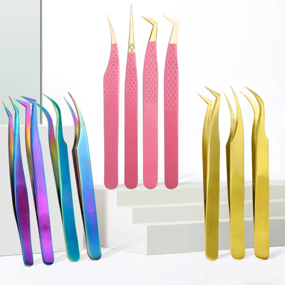 Eyelash Extension Tweezers Stainless Steel Non-magnetic Pincet False Eyelash Tweezers Volume Anti-static Lash Extension Tweezer
Eyelash Extension Tweezers Stainless Steel Non-magnetic Pincet False Eyelash Tweezers Volume Anti-static Lash Extension Tweezer