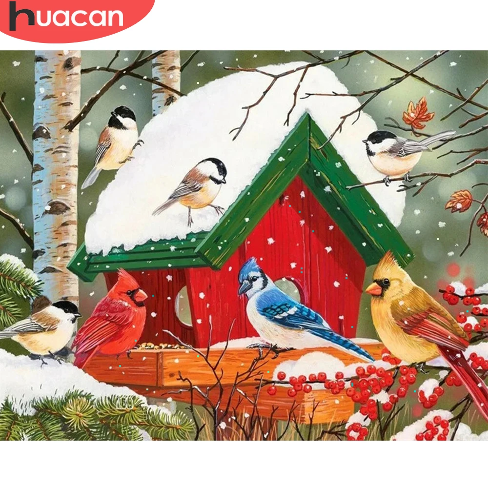 HUACAN DIY картинки по номеру птицы наборы животных домашний декор живопись по номерам Зимний снег рисунок на холсте Ручная роспись искусство п...
HUACAN DIY картинки по номеру птицы наборы животных домашний декор живопись по номерам Зимний снег рисунок на холсте Ручная роспись искусство п...