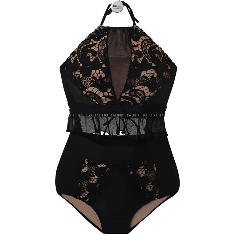 2021 summer new Korean beachwear high-end lace mesh sexy open back split swimsuit female high waist bikini swimsuit bikini
2021 summer new Korean beachwear high-end lace mesh sexy open back split swimsuit female high waist bikini swimsuit bikini