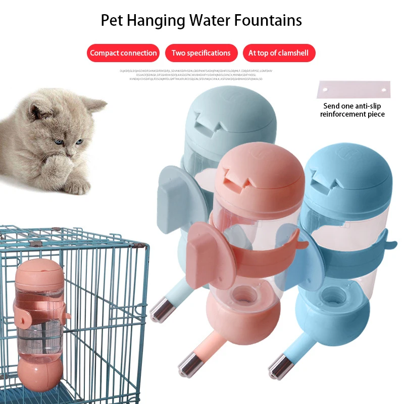 Hanging Cage Pet Cat Dog Water Bottle Dog Drinking Bowl Water Feeder Dispenser Hanging Cage Pet Drinking Fountain
Hanging Cage Pet Cat Dog Water Bottle Dog Drinking Bowl Water Feeder Dispenser Hanging Cage Pet Drinking Fountain
