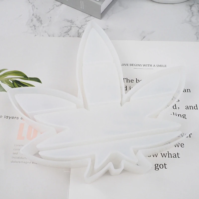 Large Leaves Tray Resin Mold Maple Leaf Shelf Silicone Resin Mold Jewelry Plate Display Resin Casting Molds Craft Tools
Large Leaves Tray Resin Mold Maple Leaf Shelf Silicone Resin Mold Jewelry Plate Display Resin Casting Molds Craft Tools