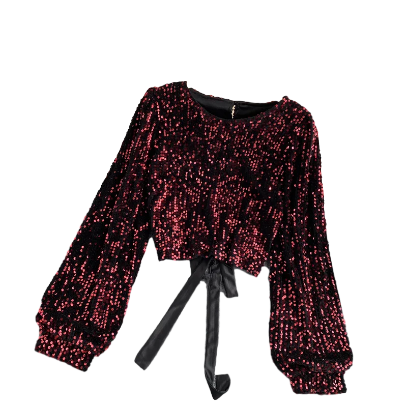 Celebrity Temperament Blouse, Female Autumn Design, Niche Sense Of Scheming, Hollow Halter Straps, Waist Short GX
Celebrity Temperament Blouse, Female Autumn Design, Niche Sense Of Scheming, Hollow Halter Straps, Waist Short GX
