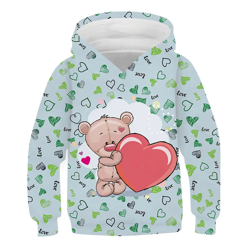 Children's Sweater Bear Print Clothing Boys Girls Long Sleeve Hoodie Teen Tops Fall Hoodie Clothes
Children's Sweater Bear Print Clothing Boys Girls Long Sleeve Hoodie Teen Tops Fall Hoodie Clothes