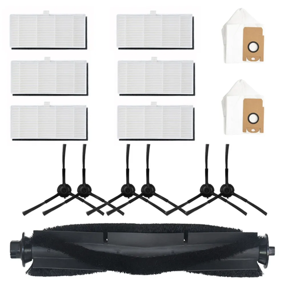 2*Dust Bags 6* Filter 1 * Roller Brush 6*Side Brushes Replaceable Accessories Parts Kit For Lydsto R1 Robot Vacuum Cleaner
2*Dust Bags 6* Filter 1 * Roller Brush 6*Side Brushes Replaceable Accessories Parts Kit For Lydsto R1 Robot Vacuum Cleaner