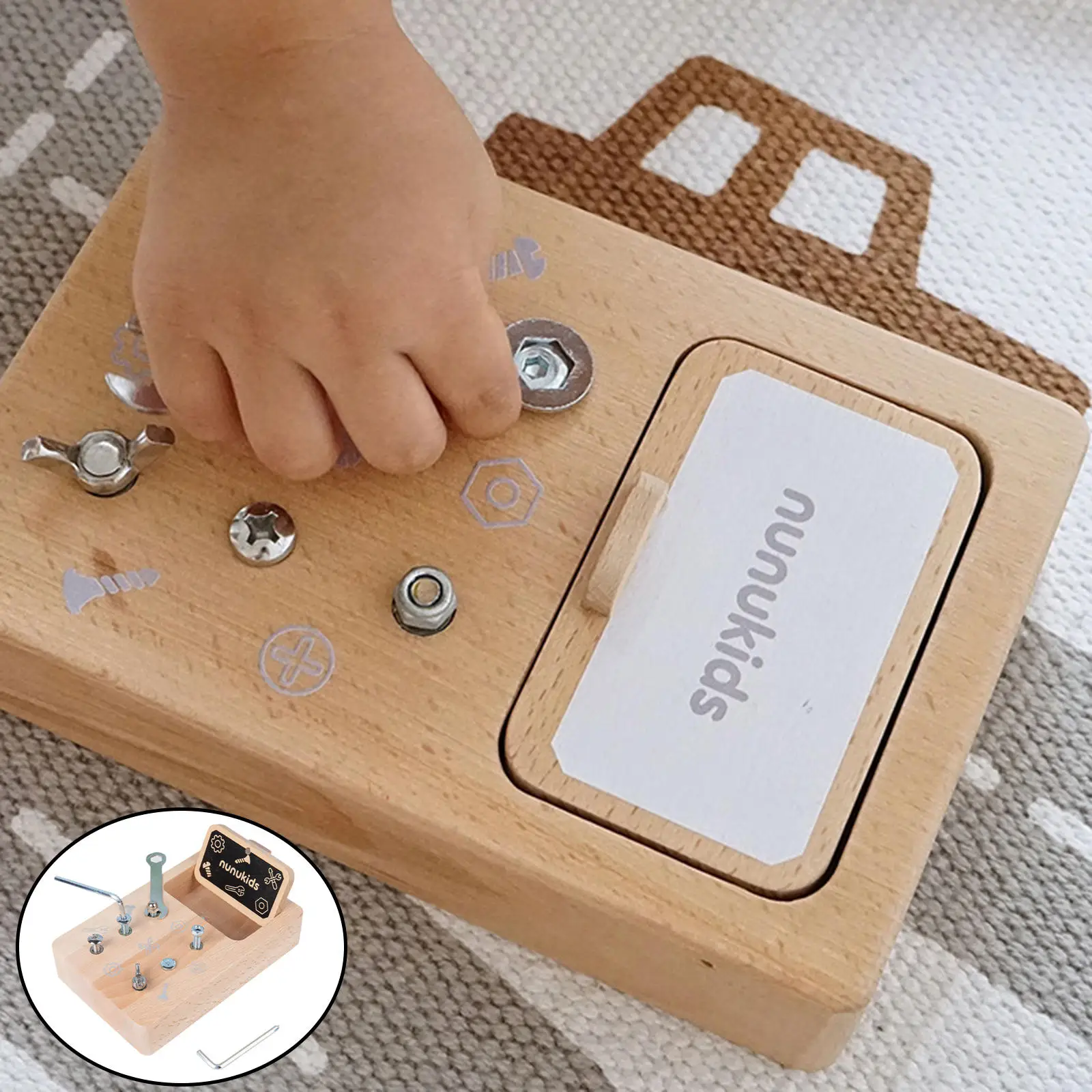 Wooden Busy Board Nuts Bolts Games Sensory Board Screw Driver Board for Classroom Homeschool Preschool 3 4 5 Year Old Boy Girl
Wooden Busy Board Nuts Bolts Games Sensory Board Screw Driver Board for Classroom Homeschool Preschool 3 4 5 Year Old Boy Girl