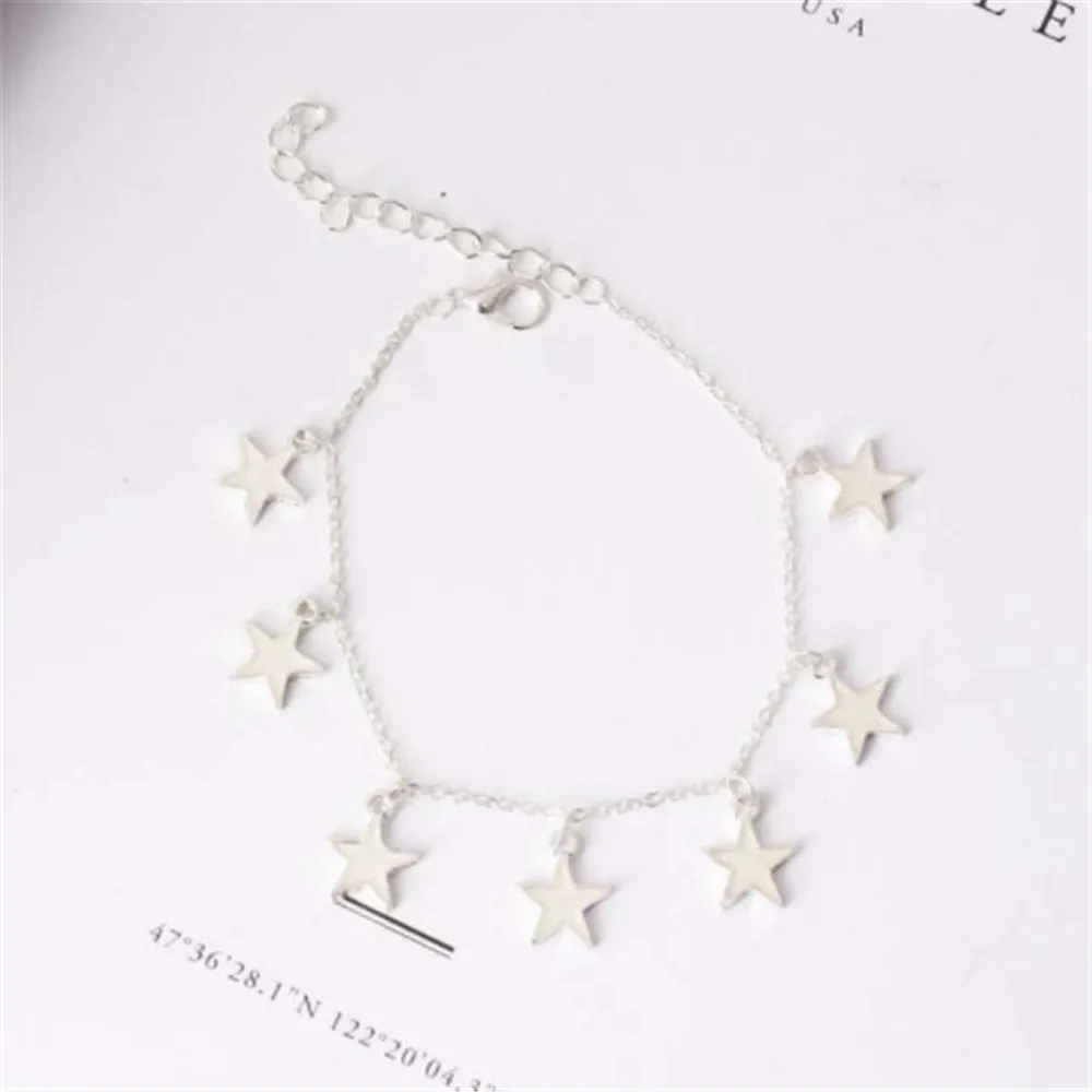 Fashion Lady Beach Wind Blue Fluorescent Pentagram Fringe Luminous Bracelet Bangles 2019 New arrivals Novely Brancelets
Fashion Lady Beach Wind Blue Fluorescent Pentagram Fringe Luminous Bracelet Bangles 2019 New arrivals Novely Brancelets