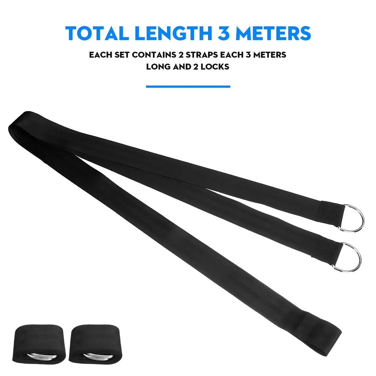 300kg Hook Load Capacity Outdoor Swing Hammock Tree Hanging Kit w/Straps Hooks Carabiner Camping Swing Fittings Accessories
300kg Hook Load Capacity Outdoor Swing Hammock Tree Hanging Kit w/Straps Hooks Carabiner Camping Swing Fittings Accessories