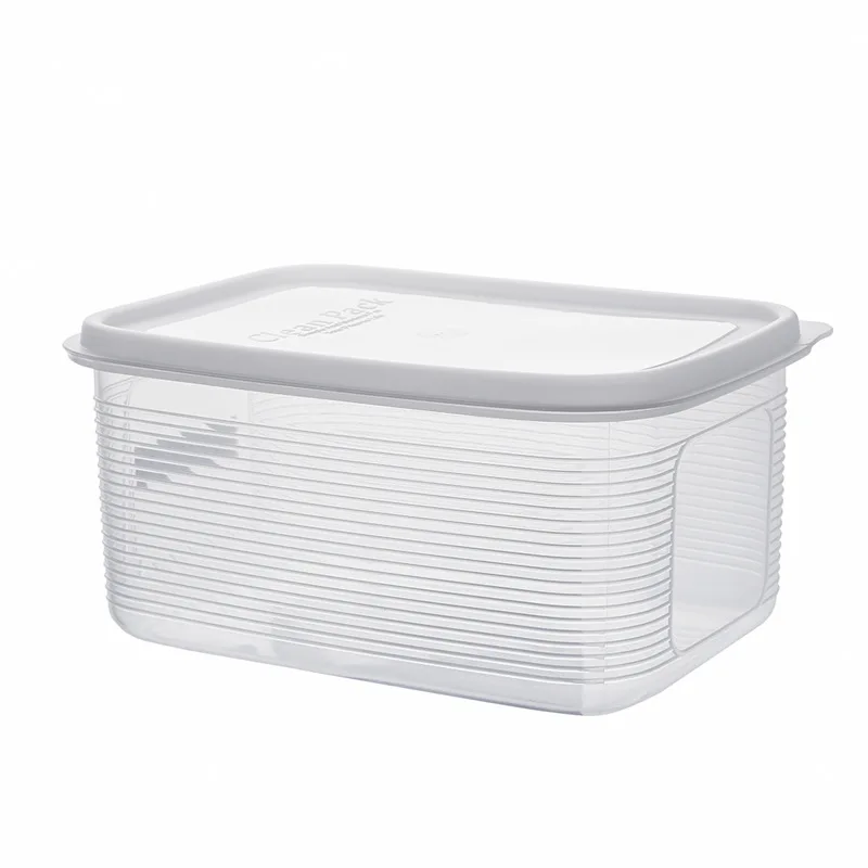 Large-capacity microwave transparent storage box for fruits and vegetables refrigerated storage box with lid 
Large-capacity microwave transparent storage box for fruits and vegetables refrigerated storage box with lid