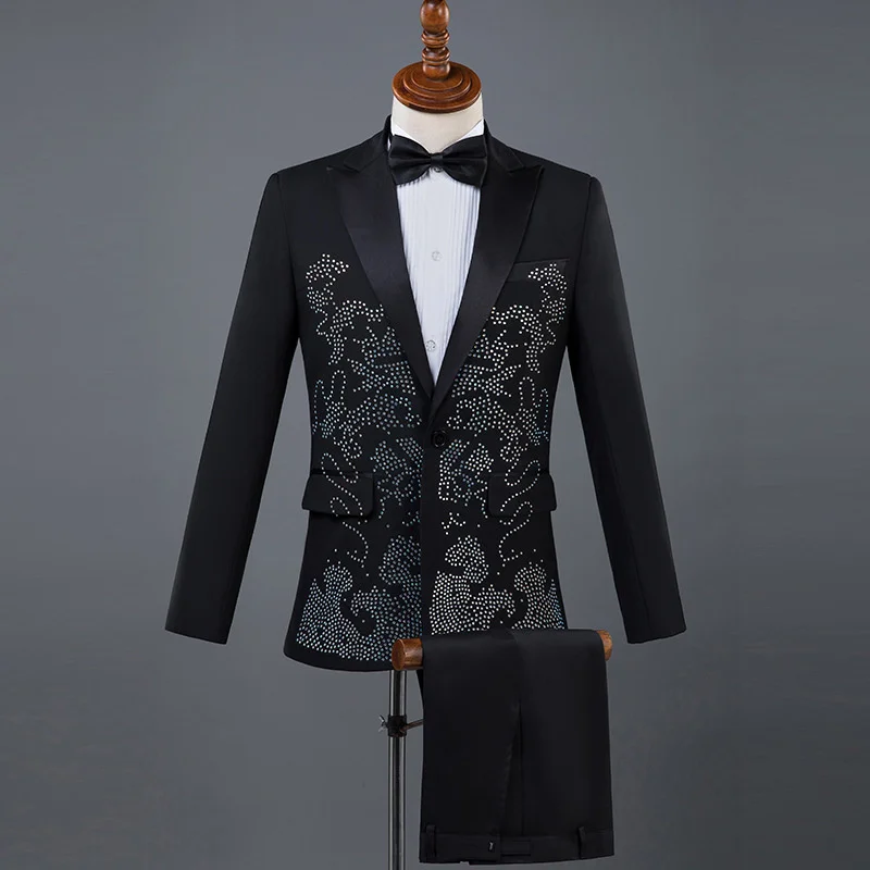 Ternos Masculino 2 Piece Suits Men Black White Business Formal Dress Tuxedos Slim Grooms Suit Trajes De Hombre Men Tuxedo Suit
Ternos Masculino 2 Piece Suits Men Black White Business Formal Dress Tuxedos Slim Grooms Suit Trajes De Hombre Men Tuxedo Suit