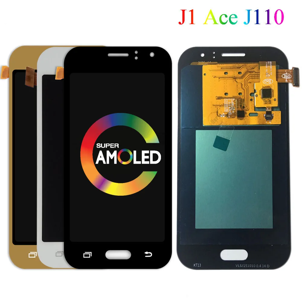 ЖК дисплей Super amoled J110 J111 для Samsung Galaxy J1 Ace J110F J110H J110M J110FM J111F сенсорный экран с